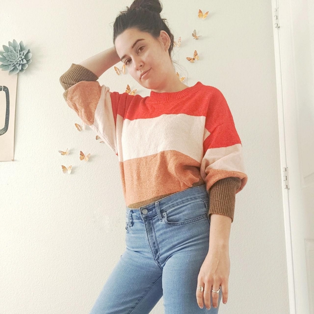 Striped Target Sweater - Picture 2 of 4